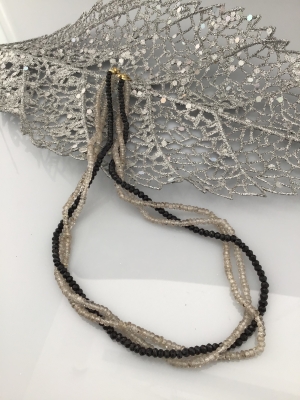 Zirkon / Spinell Kette