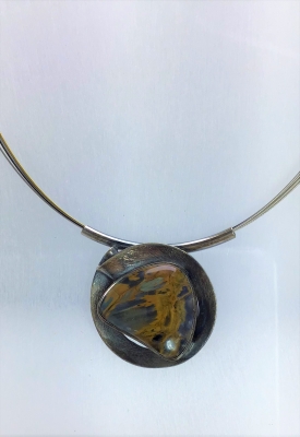 Pietersit in 925er Silber