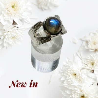 Labradorit Ring Gr.57