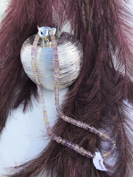 Ametrin Scheiben Kette