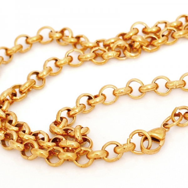 Erbskette Edelstahl verg. 50 bzw. 80cm