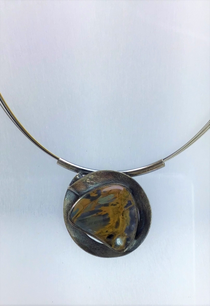 Pietersit in 925er Silber