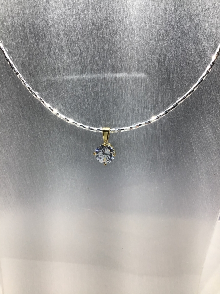 Halsreif 925er Silber Diamantiert 45cm