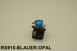 Ring Opal blau Gr.56 / 58 / 60