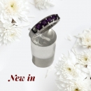 Silber Ring Amethyst  Gr.63